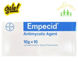 Kem trị nấm da Empecid Clotrimazole 1% Bayer hộp 10g x 10 tuýp của Nhật Bản