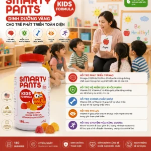 Kẹo dẻo Smarty Pants Kids Formula Multivitamin 180 viên của Mỹ Kẹo dẻo vitamin Smarty Pants Kids Formula Multivitamin 180 viên của Mỹ