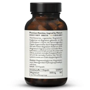 Magie Hữu Cơ Sunday Natural Magnesium Glycinate Depot 150mg, 120 Viên của Đức