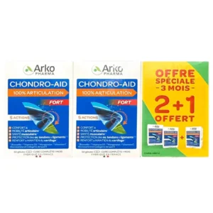 Set 3 lọ bổ khớp Arkopharma Chondro-Aid 100% Articulation 60 viên