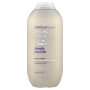Sữa tắm Method Body Simply Nourish Coconut, Rice Milk & Shea Butter 532ml