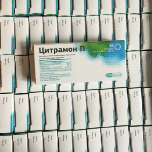 Viên uống thảo dược giảm đau đầu Citramon P 20 viên của Nga Thuốc Đau Đầu Nga Citramon P hộp 20 viên