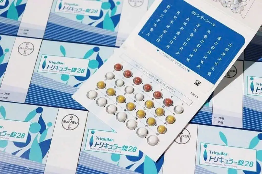 Thuốc tránh thai Triquilar Bayer 28 viên của Nhật Bản Thuốc tránh thai Triquilar Bayer 28 viên Nhật Bản