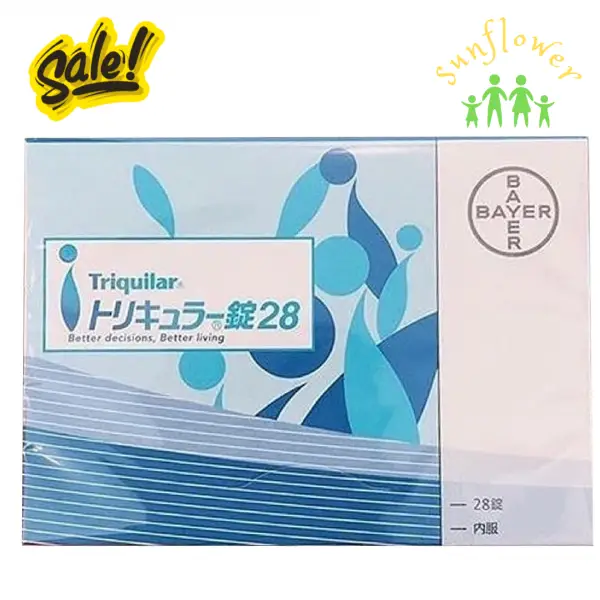 Thuốc tránh thai Triquilar Bayer 28 viên của Nhật Bản Thuốc tránh thai Triquilar Bayer 28 viên của Nhật Bản
