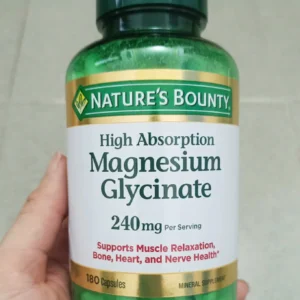 Viên uống Nature's Bounty Magnesium Glycinate 240mg 180 viên của Mỹ Viên Magnesium Glycinate 240mg 180 viên Nature’s Bounty Mỹ