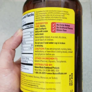 Viên uống dầu cá Nature Made Fish Oil 2400mg 300 viên của Mỹ Viên Uống Dầu cá Nature Made Omega 3 Fish Oil 2400mg