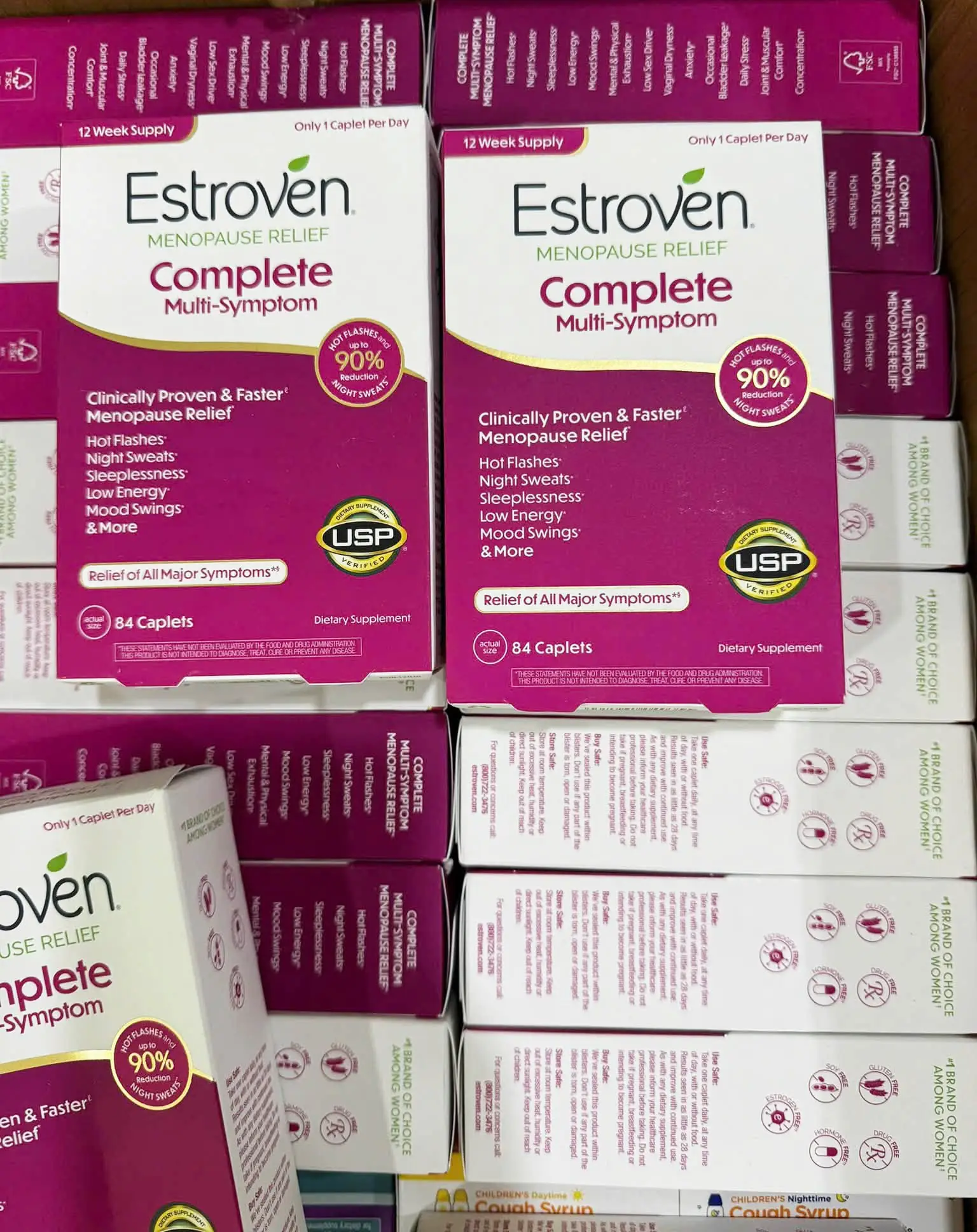 Viên uống hỗ trợ mãn kinh Estroven Complete Multi-Symptom Menopause Relief 84 viên của Mỹ Viên Uống Hỗ Trợ Tiền Mãn Kinh Estroven Complete Multi- Symptom Hộp 84 viên