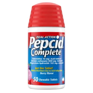 Viên nhai giảm trào ngược dạ dày Pepcid Complete 50 viên