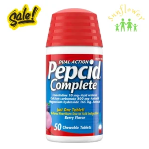 Viên nhai giảm trào ngược dạ dày Pepcid Complete 50 viên của Mỹ