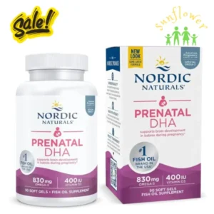 Viên uống Dha bầu Nordic Naturals Prenatal DHA 90 viên của Mỹ