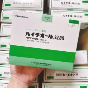 Viên uống Hythiol L-Cysteine 80mg Hisamitsu 500 viên của Nhật Bản Viên uống L-cystine Hythiol Nhật Bản trị mụn sáng da ngừa thâm