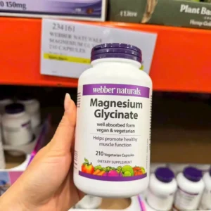 Viên uống Magie Glycinate Webber Naturals 210 viên