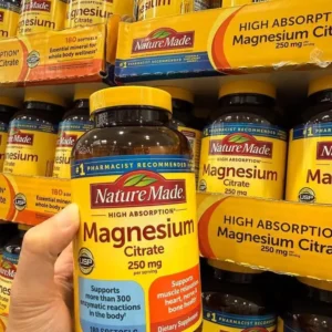 Viên uống Magnesium Citrate Nature Made 250mg 180 viên của Mỹ