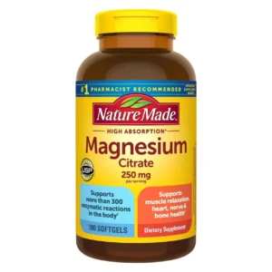 Viên uống Nature Made Magnesium Citrate 250mg 180 viên