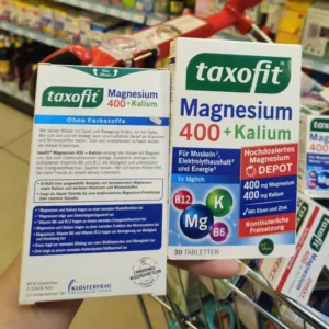 Viên uống Taxofit Magnesium 400 Kalium 30 viên của Đức Viên uống Taxofit Magnesium 400 Kalium 30 viên