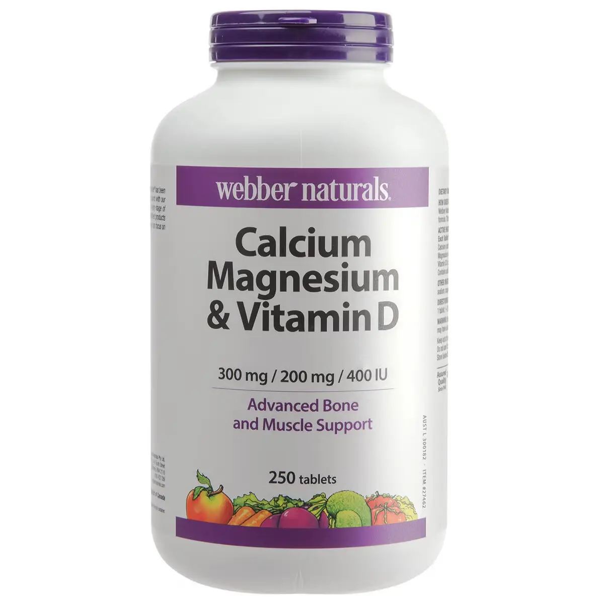 Viên uống Webber Naturals Calcium Magnesium & Vitamin D 250 viên của Canada Viên uống Webber Naturals Calcium Magnesium & Vitamin D 250 viên