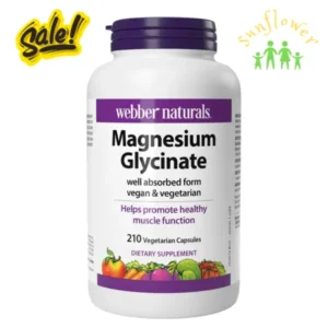 Viên uống Webber Naturals Magnesium Glycinate 210 viên của Canada