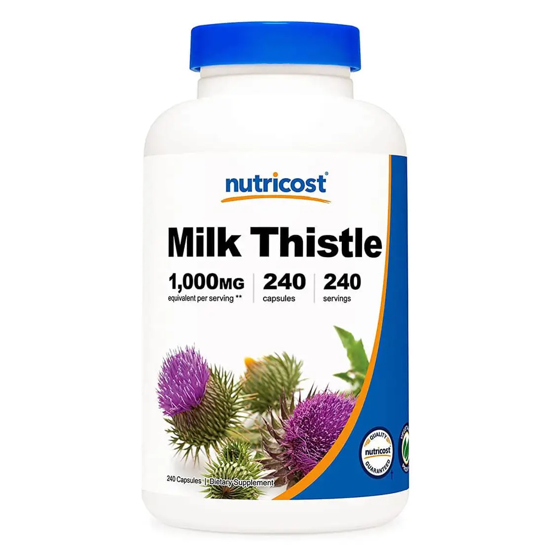 Viên uống bổ gan Nutricost Milk Thistle 1000mg 240 viên của Mỹ Viên uống bổ gan Nutricost Milk Thistle 1000mg 240 viên