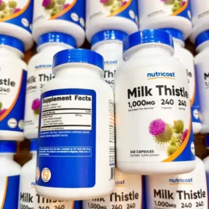 Viên uống bổ gan Nutricost Milk Thistle 1000mg 240 viên của Mỹ Viên uống bổ gan, giải độc gan Nutricost Milk Thistle 1000mg 240 viên