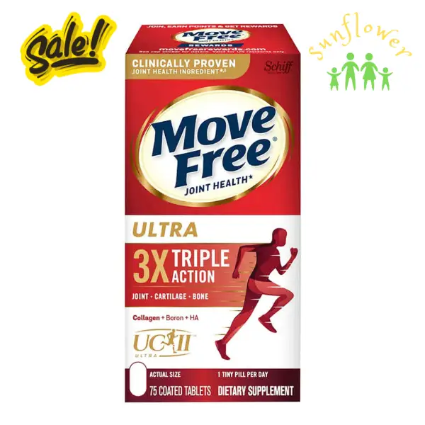 Viên uống bổ khớp Move Free Ultra 3X Triple Action 75 viên của Mỹ Viên uống bổ khớp Move Free Ultra 3X Triple Action 75 viên của Mỹ