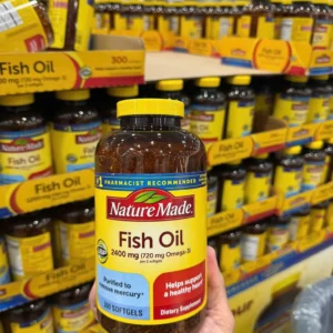 Viên uống dầu cá Fish Oil Nature Made Fish Oil 2400mg 300 viên