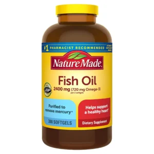 Viên uống dầu cá Nature Made Fish Oil 2400mg 300 viên