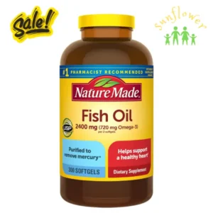 Viên uống dầu cá Nature Made Fish Oil 2400mg 300 viên của Mỹ
