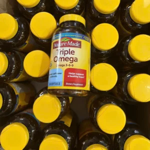 Viên uống hỗ trợ tim mạch Nature Made Triple Omega 3-6-9 180 viên của Mỹ
