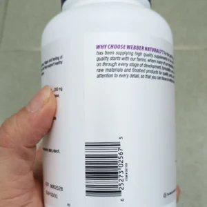 Viên uống magie Webber Naturals Magnesium Glycinate 210 viên