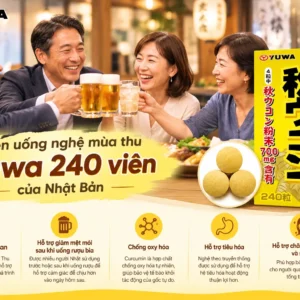 Viên uống tinh chất nghệ Yuwa Nhật Bản 240 viên