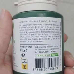 Viên uống dầu hoa anh thảo Nat Form Huile d'Onagre 1500mg 90 viên của Pháp Viên uống tinh dầu hoa anh thảo Nat và Form Huile D’Onagre của Pháp 90 viên