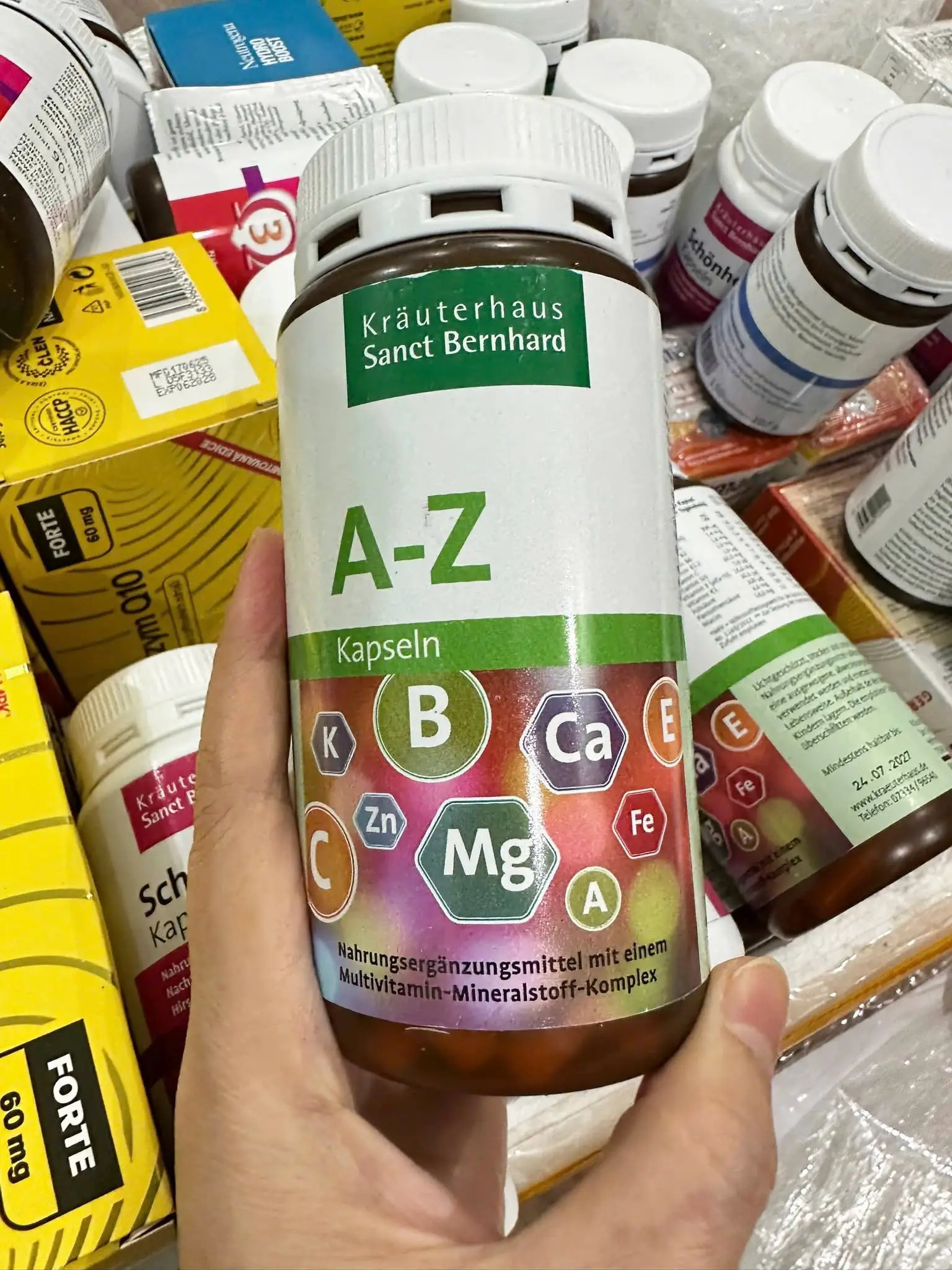 Vitamin tổng hợp AZ Sanct Bernhard 150 viên của Đức Vitamin Tổng Hợp Sanct Bernhard AZ Kapseln, 150 Viên của Đức