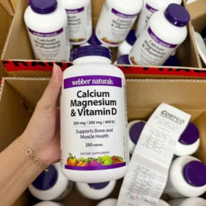 Viên uống Webber Naturals Calcium Magnesium & Vitamin D 250 viên của Canada Webber Naturals Calcium Magnesium & Vitamin D 250 viên của Canada