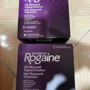 Dung dịch mọc tóc cho nữ Women's Rogaine 2% Minoxidil 3 chai 60ml của Mỹ Women's Rogaine 2% Minoxidil Giải Pháp Hỗ Trợ Mọc Tóc Cho Phụ Nữ