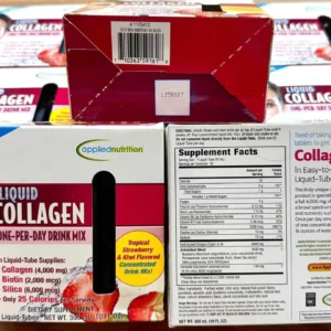 Liquid Collagen Applied Nutrition One-Per-Day Drink Mix 30 ống Của Mỹ Collagen Nước Dạng Ống Collagen Applied Nutrition Liquid Collagen Drink Mix 4000 Mg 30 ống