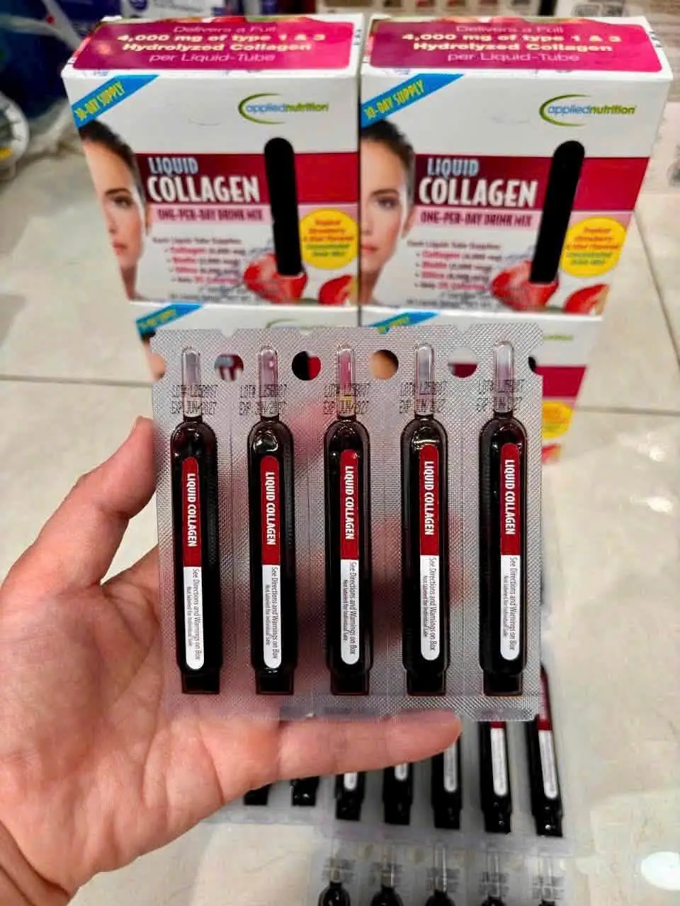 Liquid Collagen Applied Nutrition One-Per-Day Drink Mix 30 ống Của Mỹ Collagen nước Liquid Collagen One per day Drink Mix 30 ống