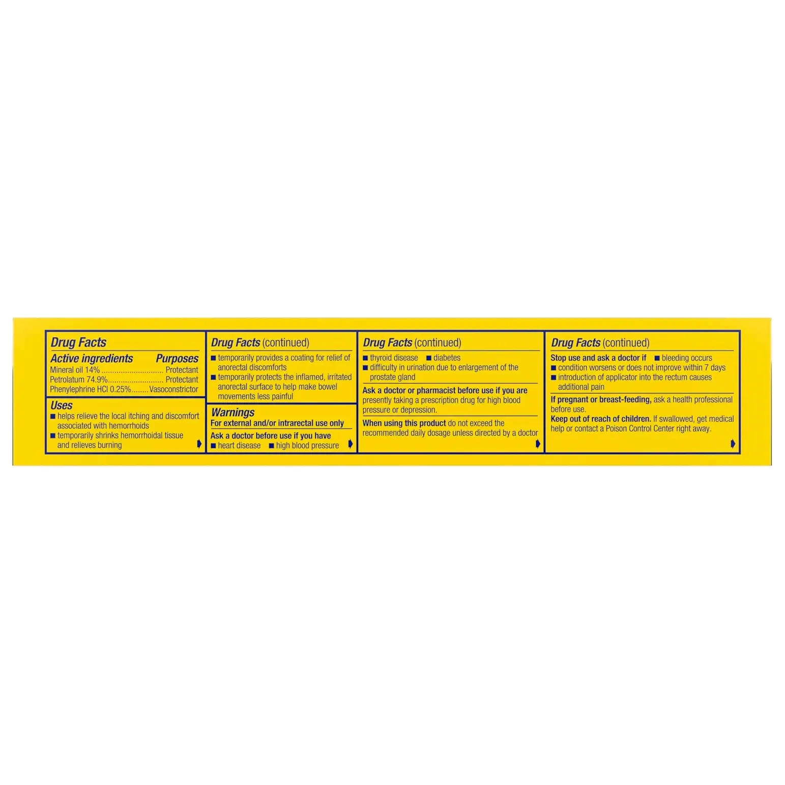 Kem bôi trĩ Preparation H Hemorrhoidal Ointment 57g của Mỹ Kem bôi bệnh trĩ Preparation H Ointment 57g