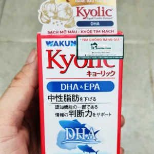 Viên uống tỏi già Kyolic DHA EPA 90 viên của Nhật Bản Kyolic DHA Chiết xuất tỏi già AGE hỗ trợ sức khỏe tim mạch và giảm mỡ máu