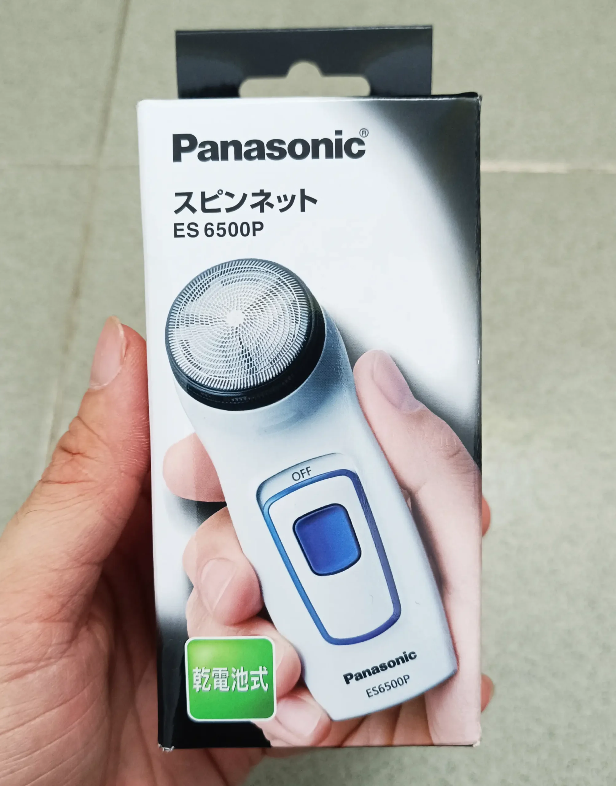 Máy cạo râu Panasonic ES6500P của Nhật Bản Máy cạo râu Panasonic ES6500P nội địa Nhật Bản chạy pin