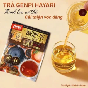 Trà giảm cân Trà Genpi Tea Special Japan Hayari hỗ trợ giảm cân 60 gói