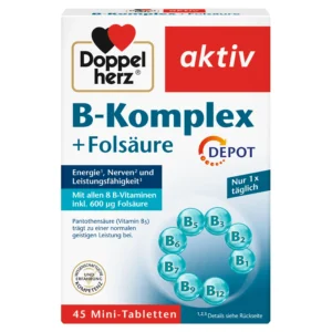 Viên Uống Vitamin Nhóm B Doppelherz B-Complex Đức