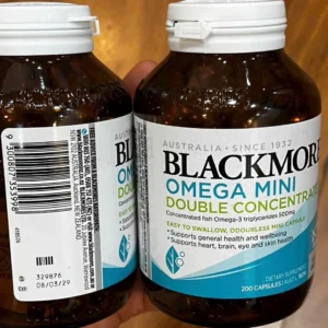 Viên uống Blackmores Omega Mini Double Concentrate không mùi 200 viên