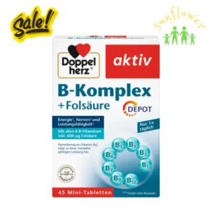 Viên uống Doppelherz B Komplex + Folsäure Depot 45 viên của Đức