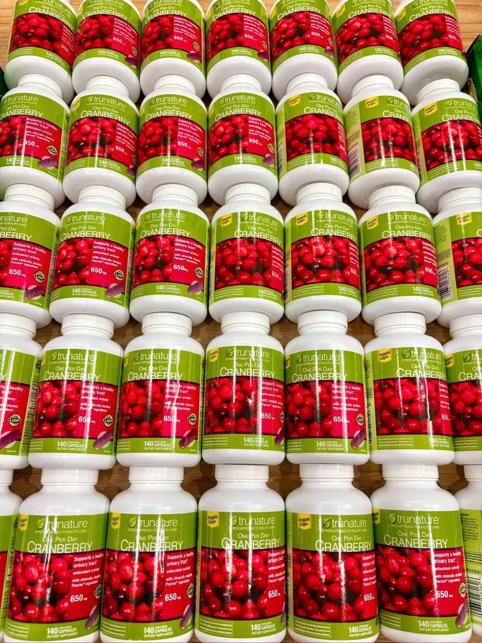 Viên uống tiết niệu Trunature Cranberry 650mg 140 viên của Mỹ Viên uống One per day Cranberry 650mg Trunature 140 viên của Mỹ