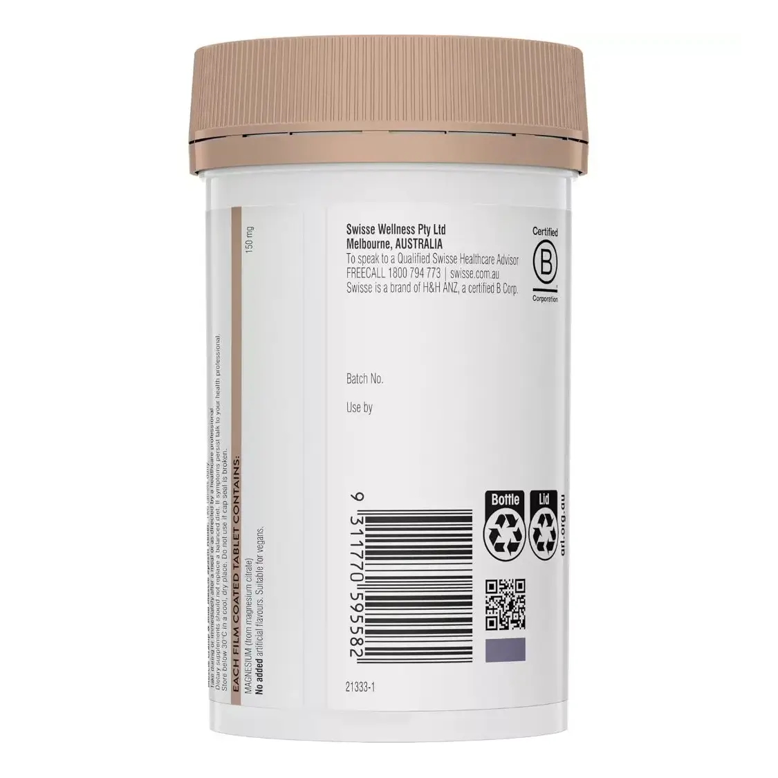Viên uống Swisse Magnesium Citrate 200 viên của Úc Viên uống Swisse Ultiboost Magnesium 200 viên của Úc