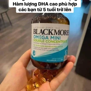 Viên uống dầu cá Blackmores Omega Mini Double Concentrate 200 viên