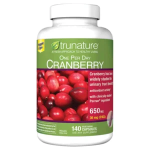 Viên uống tiết niệu Trunature Cranberry 650mg 140 viên