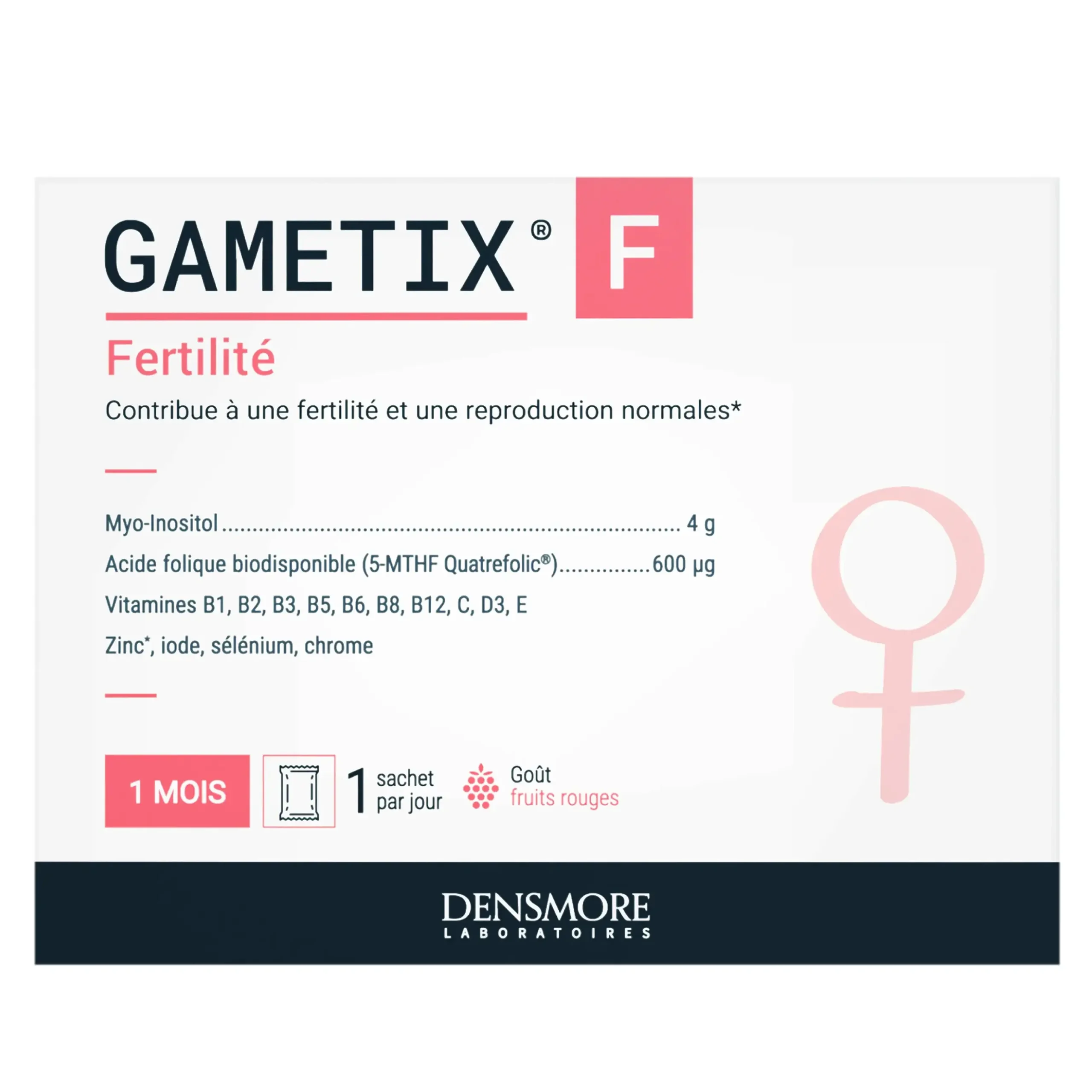 Bột hỗ trợ sinh sản Densmore Gametix F 30 gói của Pháp Bột hỗ trợ sinh sản Densmore Gametix F 30 gói