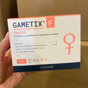 Bột hỗ trợ sinh sản Densmore Gametix F 30 gói của Pháp Bột uống Gametix F tăng khả năng sinh sản nữ giới