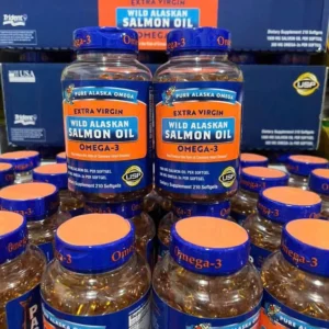 Dầu cá hồi Pure Alaska Omega Wild Alaskan Salmon Oil 1000mg 210 viên của Mỹ Dầu cá hồi Pure Alaska Omega Wild Alaskan Salmon Oil 1000mg 210 viên